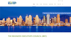 Desktop Screenshot of businessexecutives.org