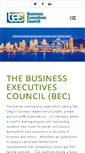 Mobile Screenshot of businessexecutives.org