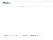 Tablet Screenshot of businessexecutives.org